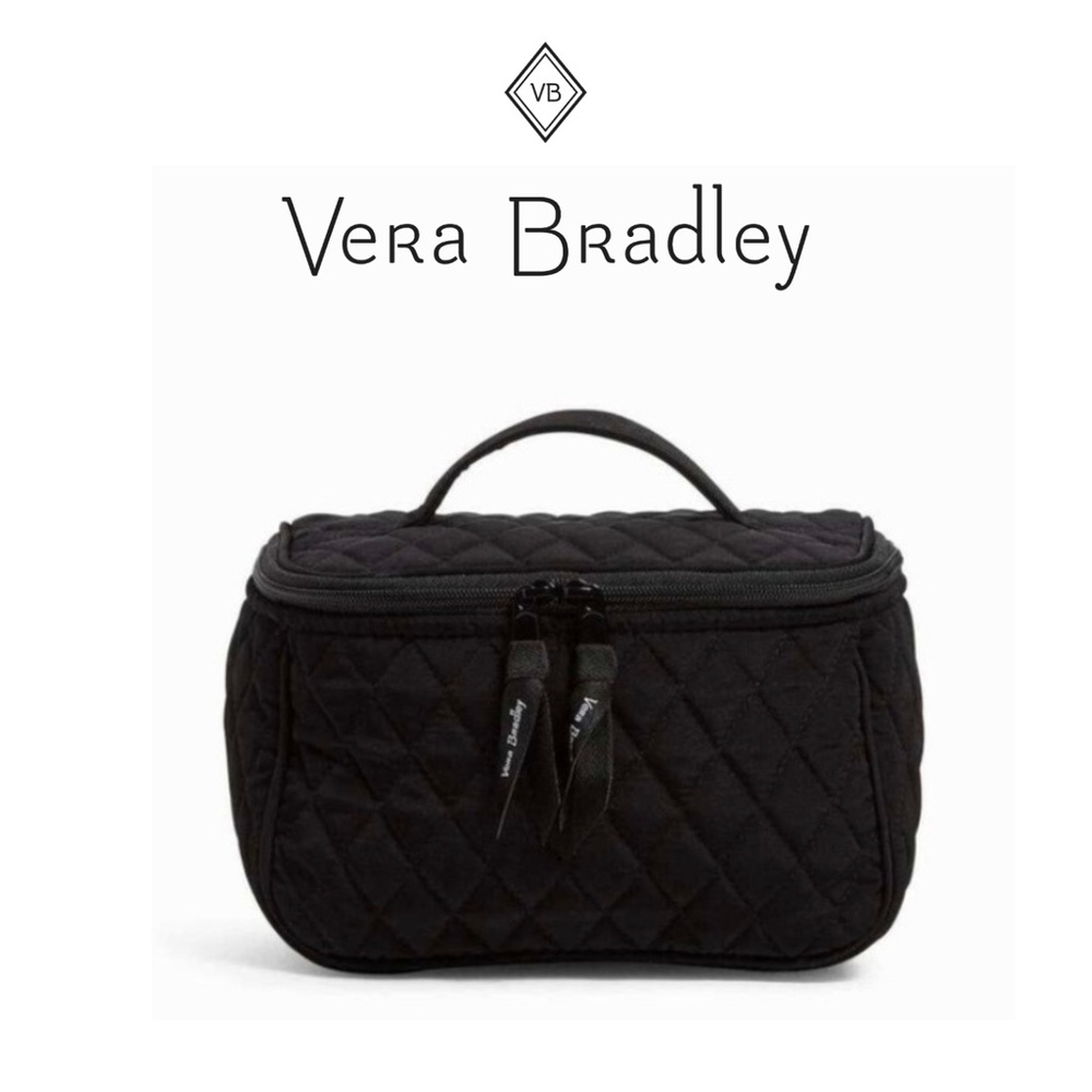 Vera Bradley Travel Cosmetic Case Black